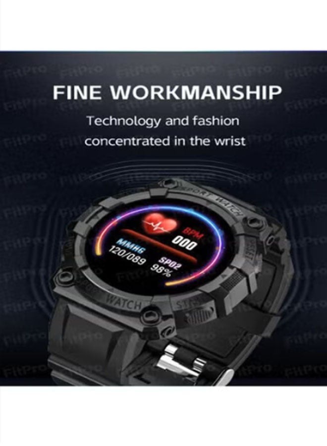 نيوترل ساعة رياضية ذكية، تدعم لغات متعددة، تتميز بمراقبة معدل ضربات القلب، وتتبع النوم، ومراقبة الأكسجين في الدم، وتتبع الصحة، وتتبع الجري، وعداد خطوات مقاوم للماء، متوافقة مع أنظمة iOS و Android، للجنسين (خضراء) - Image 4